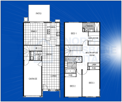 Three Bedroom Townhouse